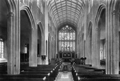 St Lawrence's Church Interior 1901, Evesham