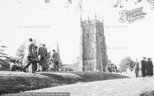 Photo of Evesham, The Bell Tower, Abbey Park c.1955