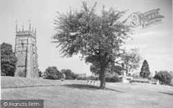 The Bell Tower And War Memorial, Abbey Park c.1955, Evesham