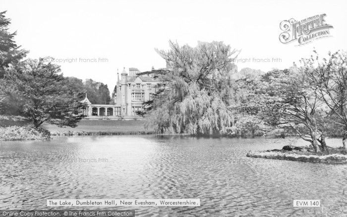 Photo of Evesham, The Lake, Dumbleton Hall c.1960