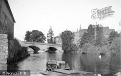 The River Avon c.1955, Evesham