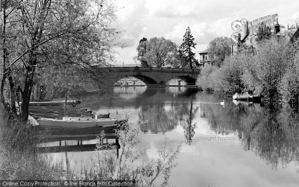 Photo of Evesham, The River Avon c.1959
