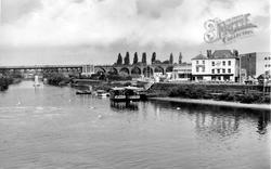 The River Avon c.1960, Evesham