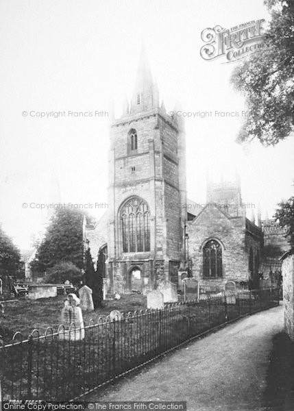Photo of Evesham, The Three Spires And Churchyard 1892