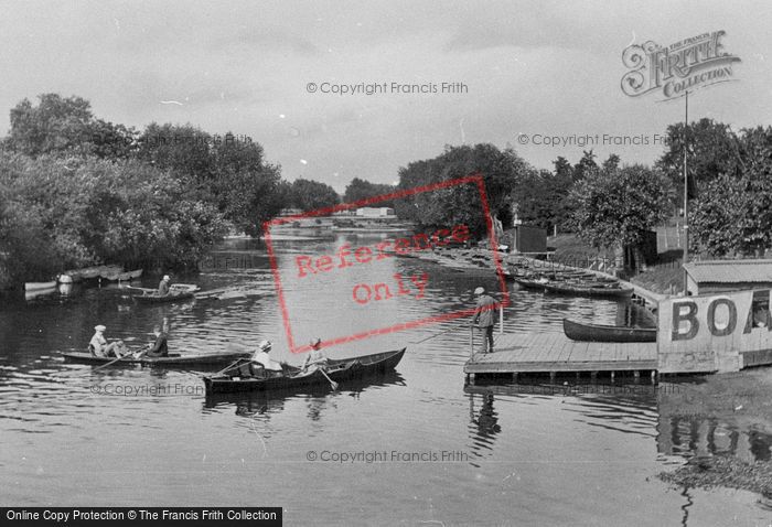 Photo of Evesham, The Weir 1922