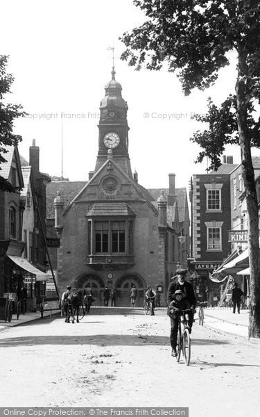 Photo of Evesham, Town Hall 1910