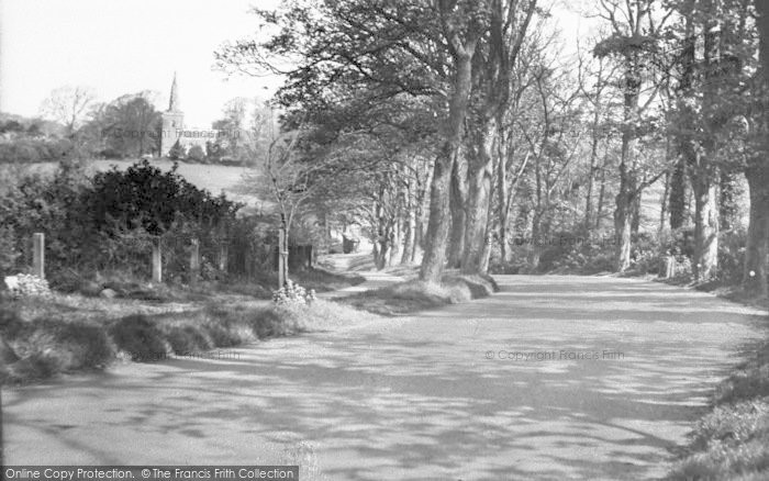 Photo of Evington, Shady Lane And Church c.1960