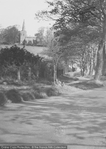 Photo of Evington, The Church c.1960