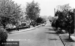 Chestnut Avenue c.1965, Ewell