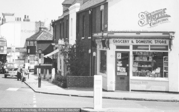 Photo of Ewell, Cross Roads Grocery Store c.1965