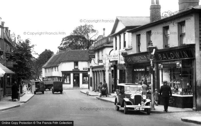Photo of Ewell, High Street Businesses 1934
