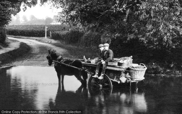 Photo of Ewell, Horse And Cart 1907