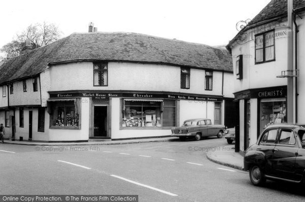 Photo of Ewell, Market House Stores c.1965