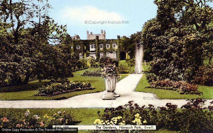 Photo of Ewell, Nonsuch Park Gardens c.1965