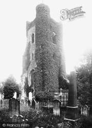 Old Church Tower 1890, Ewell