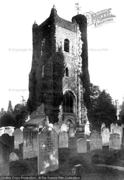 Photo of Ewell, Old Church Tower 1903