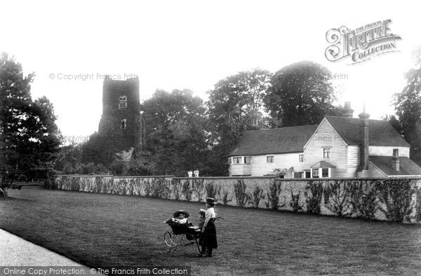 Photo of Ewell, Old Church Tower And Rectory Farm 1903