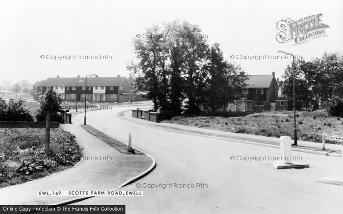 Photo of Ewell, Scotts Farm Road c.1965