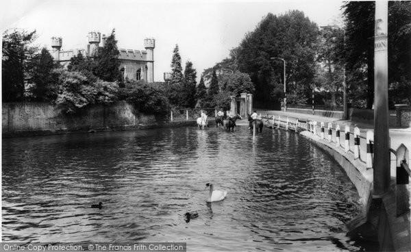 Photo of Ewell, The Pond, Old Village c.1965