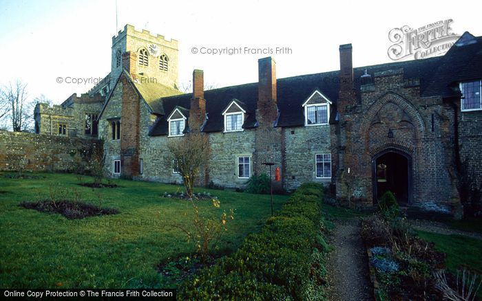 Photo of Ewelme, Almshouses And Church c.1980