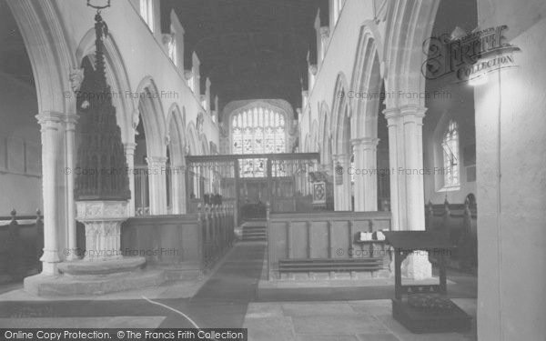 Photo of Ewelme, Church Interior c.1950