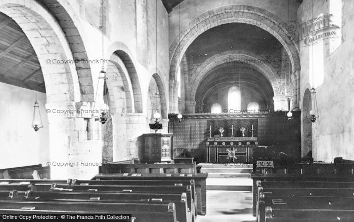 Photo of Ewenny, Church Interior 1898