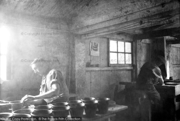 Photo of Ewenny, Pottery, At Work 1936