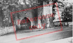 The Lodge Gates c.1960, Ewenny