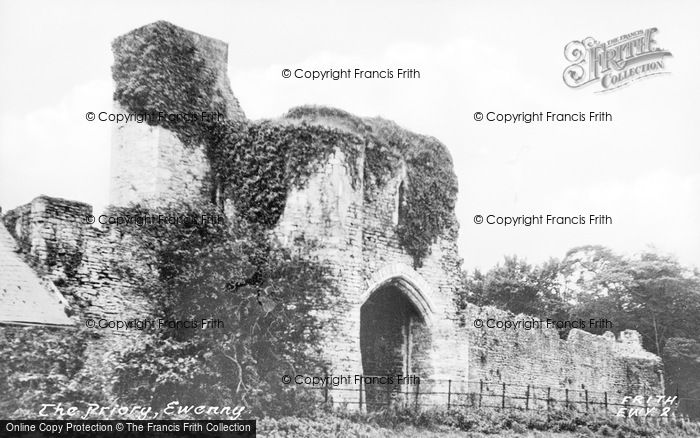 Photo of Ewenny, The Priory c.1960