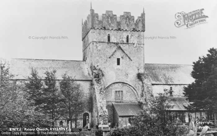 Photo of Ewenny, The Priory Church c.1960