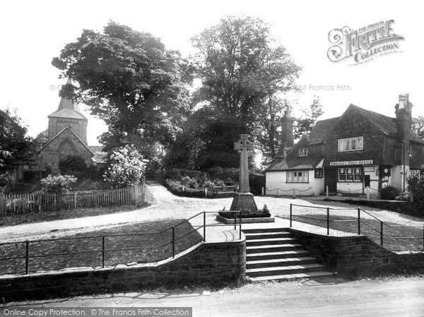 Photo of Ewhurst, Church Of Sts Peter And Paul And Post Office 1927