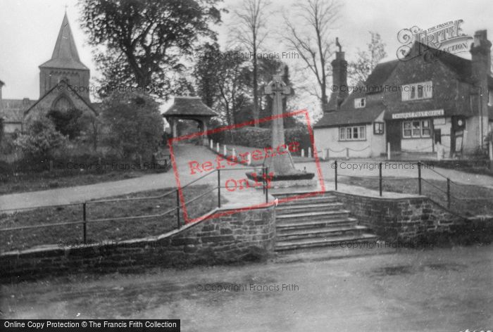 Photo of Ewhurst, Post Office And Church 1932
