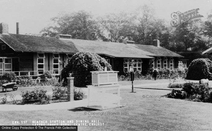 Photo of Ewhurst, Sayers Croft Rural Centre, Weather Station And Dining Hall c.1960