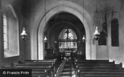 St Peter And St Paul Church Interior 1929, Ewhurst