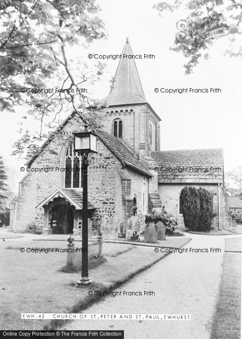 Photo of Ewhurst, The Church Of St Peter And St Paul c.1960