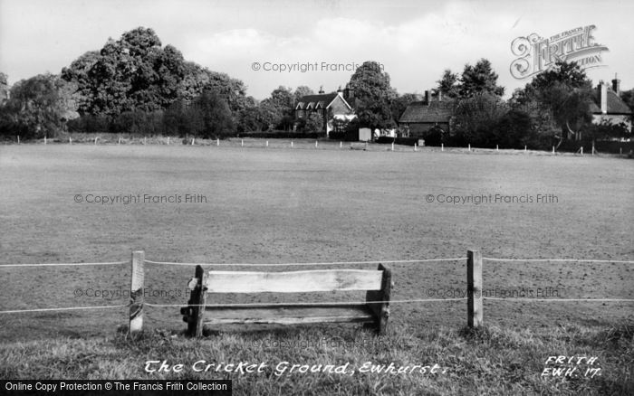 Photo of Ewhurst, The Cricket Ground c.1955