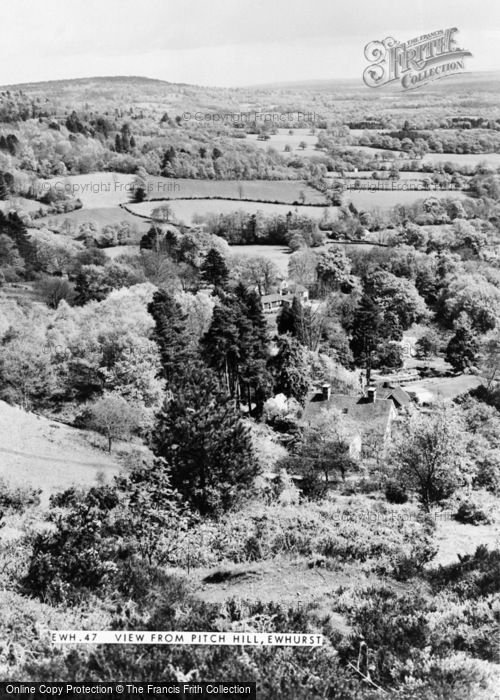 Photo of Ewhurst, The View From Pitch Hill c.1960