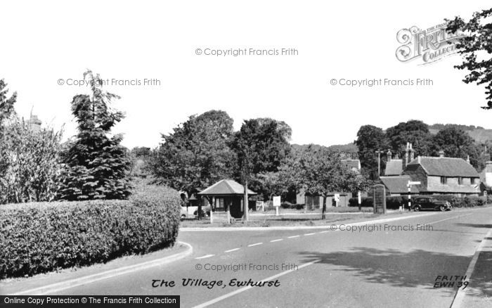Photo of Ewhurst, The Village c.1955