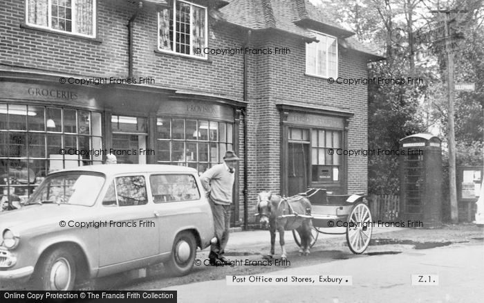 Photo of Exbury, Post Office And Stores c.1960