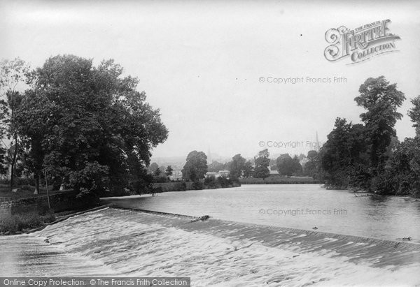 Photo of Exeter, Abbey Weir 1896