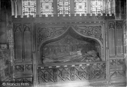 Cathedral, Bishop Oldham's Tomb 1912, Exeter