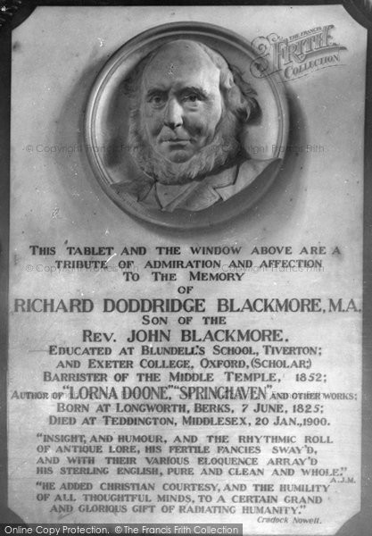 Photo of Exeter, Cathedral, Blackmore Memorial 1912