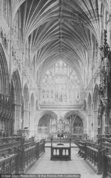 Photo of Exeter, Cathedral Choir c.1890