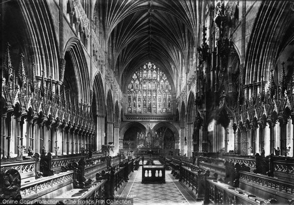 Photo of Exeter, Cathedral Choir East 1887