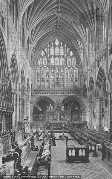 Photo of Exeter, Cathedral Choir East 1924