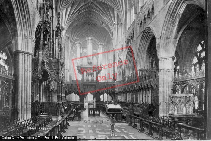 Photo of Exeter, Cathedral, Choir West 1894