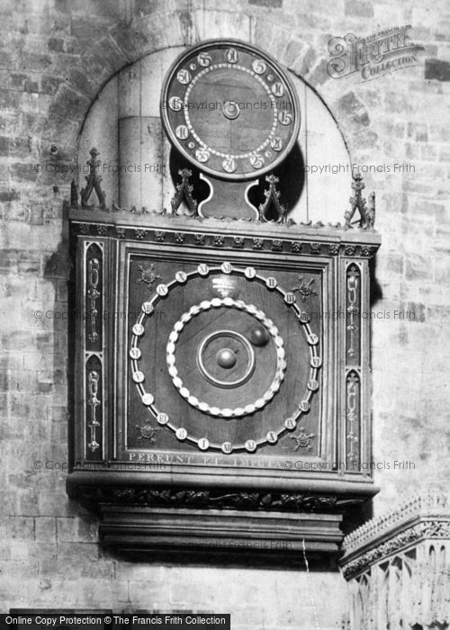 Photo of Exeter, Cathedral Clock 1894
