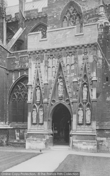 Photo of Exeter, Cathedral, North Porch 1924