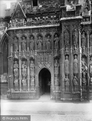 Cathedral, North West Porch 1924, Exeter