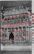 Cathedral, Portion Of West Front 1907, Exeter